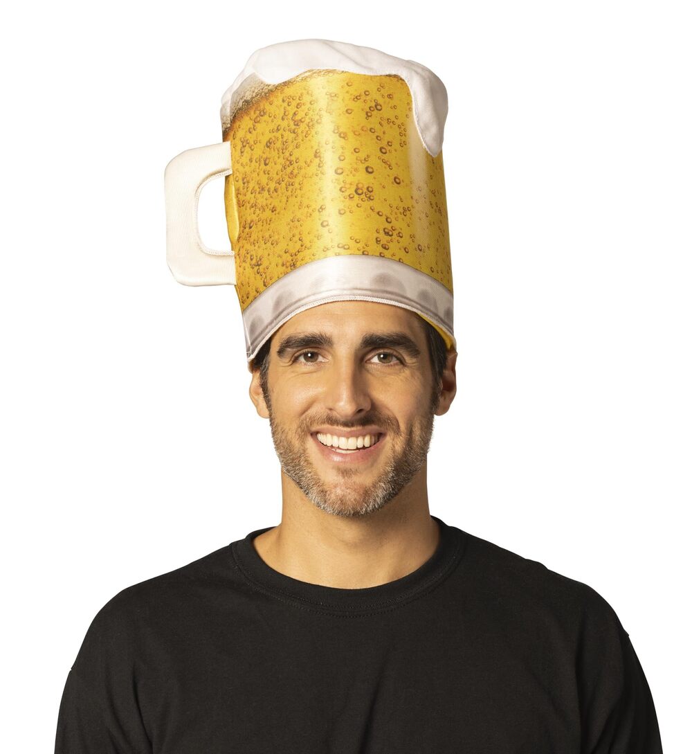 2940 Beer Mug Hat Halloween Costume, and , Adult One Size